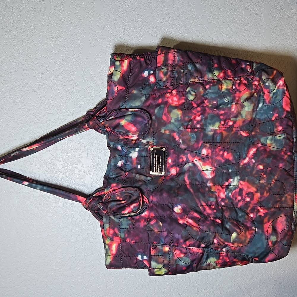 Marc by Marc Jacobs multicolored nylon tote